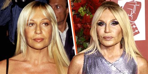 donatella versace dresses 2015|Donatella Versace then and now.